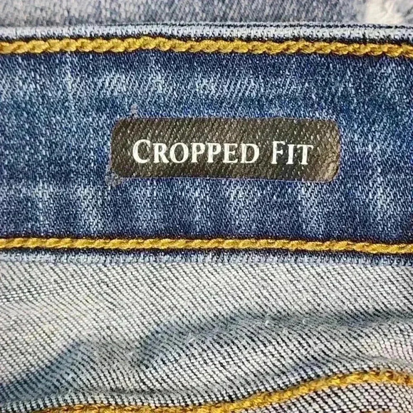Judy Blue Distressed‎ Cropped Jeans Womens Size 3/26 - Picture 15 of 16